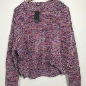 Wild Fable Womens Crew Neck Tinsel Sweater Pink